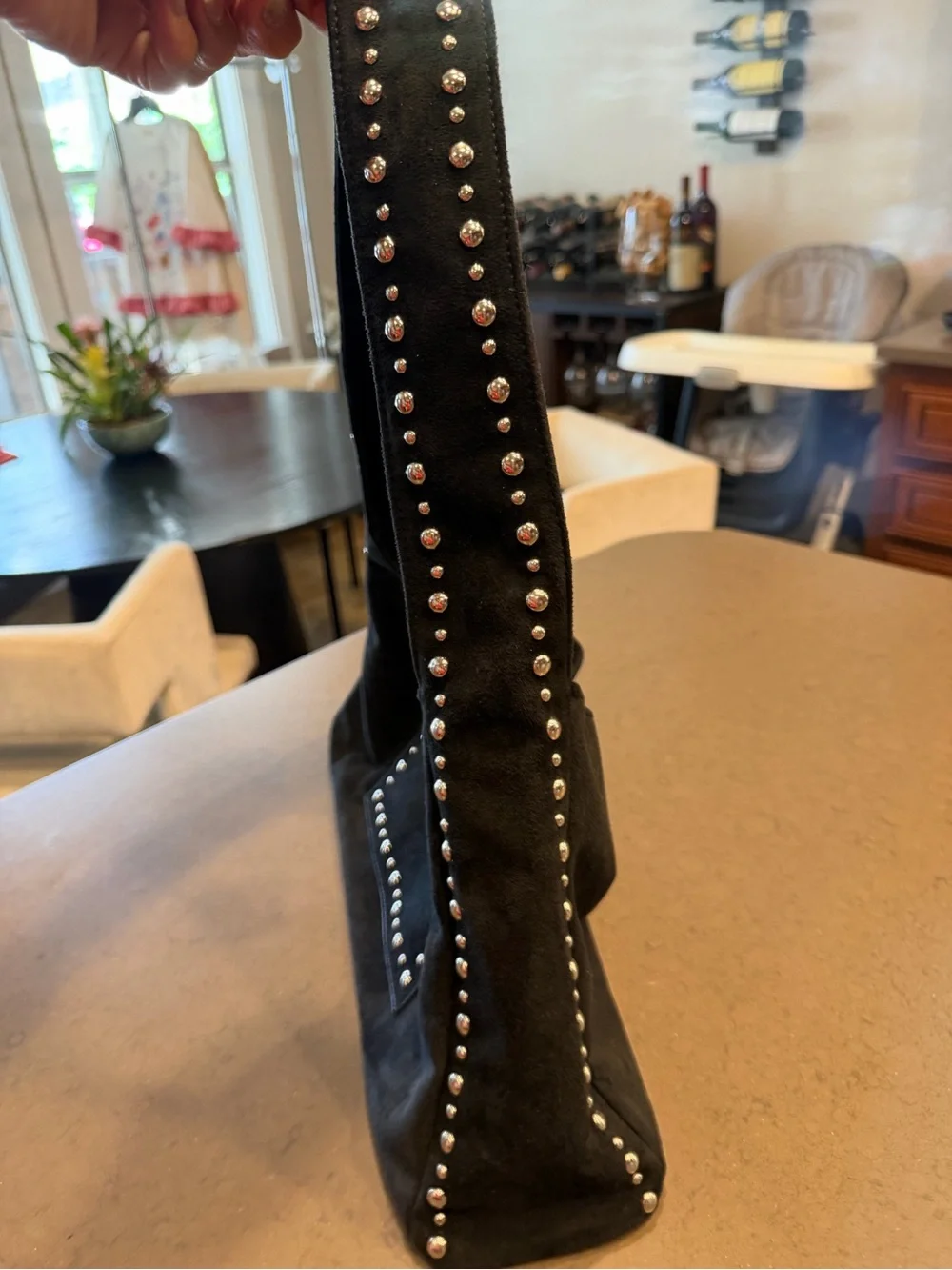 NWT Moda Luxe Dahlia Hobo Bag Black